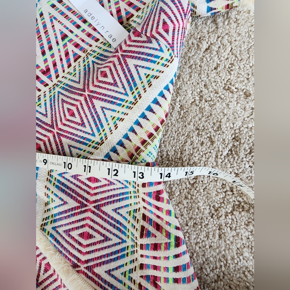 Adelyn Rae Multicolor Geometric Pattern Short Dress - Picture 11 of 15